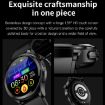 TK22 Smart Watch: 1.39" IP67 Waterproof, ECG, Blood Sugar, Leather Band - 5