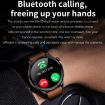 TK22 Smart Watch: 1.39" IP67 Waterproof, ECG, Blood Sugar, Leather Band - 8