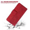 Infinix Hot 50 Pro 4G Red Geometric Embossed Leather Phone Case - 7