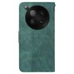 Infinix Zero 40 4G/5G Green Geometric Embossed Leather Phone Case - 4