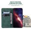 Infinix Zero 40 4G/5G Green Geometric Embossed Leather Phone Case - 5