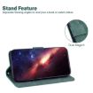 Infinix Zero 40 4G/5G Green Geometric Embossed Leather Phone Case - 6