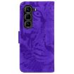 Infinix Hot 50 Pro+ 4G Purple Tiger Embossing Flip Leather Case - 4