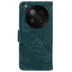 Infinix Zero 40 4G/5G Green Tiger Embossing Flip Leather Case - 4