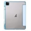 iPad Pro 13 2024 Clear Acrylic 3-Fold Leather Case - Ice Blue - 3