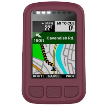Wahoo Elemnt Bolt V2 WFCC5 Silicone Protective Case - Wine Red Stopwatch - 1