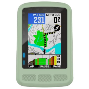 Wahoo Elemnt Roam WFCC4 Green Silicone Protective Stopwatch Case - 1