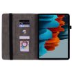 Samsung Galaxy Tab S9+ Green Butterfly Rose Embossed Leather Case - 3