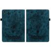 Samsung Galaxy Tab 9+ Dark Blue Butterfly Rose Leather Case - 2