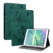 Samsung Galaxy Tab S2 9.7 T810 T815 Green Butterfly Rose Leather Case - 1