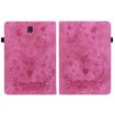 Samsung Galaxy Tab S4 10.5 SM-T830 Butterfly Rose Leather Case, Rose Red - 3