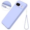 Google Pixel 8a Purple Liquid Silicone Shockproof Phone Case - 2