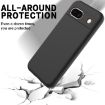 Google Pixel 8a Black Liquid Silicone Shockproof Phone Case - 3