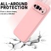 Google Pixel 9 Pro Pink Liquid Silicone Shockproof Phone Case - 4