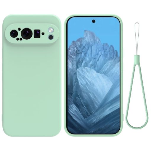 Google Pixel 9 Pro XL Green Silicone Shockproof Phone Case - 1