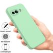 Google Pixel 9a Green Liquid Silicone Shockproof Phone Case - 2