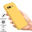 Google Pixel 9a Yellow Liquid Silicone Shockproof Phone Case - 2