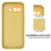 Google Pixel 9a Yellow Liquid Silicone Shockproof Phone Case - 6