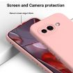 Google Pixel 9a Pink Liquid Silicone Shockproof Phone Case - 4