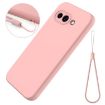 Google Pixel 9a Pink Liquid Silicone Shockproof Phone Case - 7