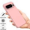 Google Pixel 10 Pro XL Pink Liquid Silicone Shockproof Phone Case - 2