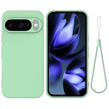 Google Pixel 10 Green Liquid Silicone Shockproof Phone Case - 1