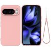 Google Pixel 10 Pink Silicone Shockproof Phone Case - Pure Color - 1