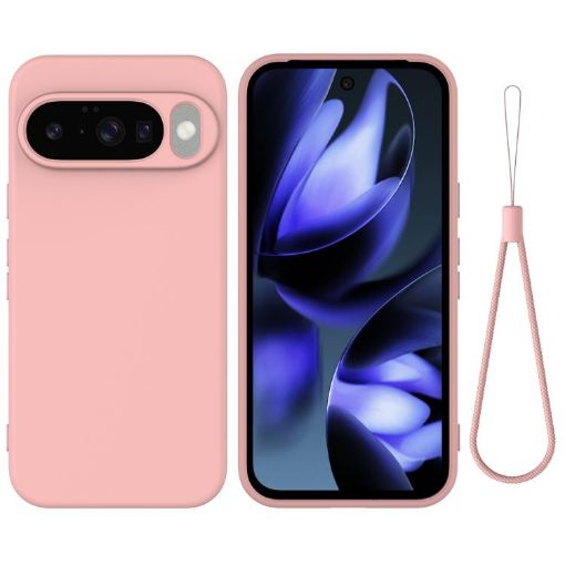 Google Pixel 10 Pink Silicone Shockproof Phone Case - Pure Color - 1