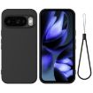 Google Pixel 10 Black Liquid Silicone Shockproof Phone Case - 1