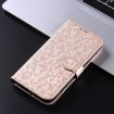 Xiaomi 14 Ultra Gold Honeycomb Dot Texture Leather Phone Case - 2