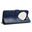 Xiaomi 14 Ultra Blue Leather Phone Case with Honeycomb Dot Texture - 6