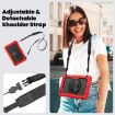 Lenovo Tab K9/One Red Silicone Hybrid PC Case with Shoulder Strap - 8