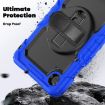 Lenovo Tab K9/One Silicone Hybrid Tablet Case with Strap - Blue - 4