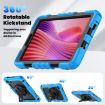 Lenovo Tab K9/One Silicone Hybrid Case with Strap - Light Blue - 6