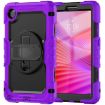 Lenovo Tab K9/One Silicone Hybrid Tablet Case with Strap - Purple - 2