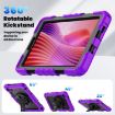 Lenovo Tab K9/One Silicone Hybrid Tablet Case with Strap - Purple - 6