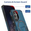 Samsung Galaxy A54 5G Armor MagSafe Holder Hybrid Case Dark Blue - 5