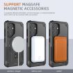Samsung Galaxy A54 5G Armor MagSafe Holder Hybrid Phone Case Black - 6