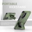Samsung Galaxy A55 5G Armor MagSafe Holder Case Army Green - 2