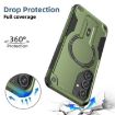 Samsung Galaxy A25 5G Armor MagSafe Holder Case Army Green - 3