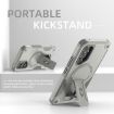 Samsung Galaxy A16 4G/5G Grey Armor MagSafe Holder Hybrid Case - 2