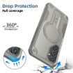 Samsung Galaxy A16 4G/5G Grey Armor MagSafe Holder Hybrid Case - 3
