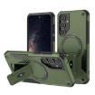 Samsung Galaxy A16 Armor MagSafe Holder Hybrid Case Army Green - 1