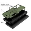 Samsung Galaxy A16 Armor MagSafe Holder Hybrid Case Army Green - 4