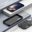 Samsung Galaxy A16 Armor MagSafe Holder Hybrid Phone Case Black - 6