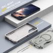Samsung Galaxy A05 Grey Armor MagSafe Holder Hybrid TPU Case - 6