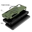 Samsung Galaxy A05 Armor MagSafe Holder Hybrid Case - Army Green - 4