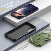 Samsung Galaxy A05 Armor MagSafe Holder Hybrid Case - Army Green - 6