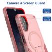 Samsung Galaxy A05s Pink Armor MagSafe Holder Hybrid Phone Case - 4