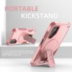 Samsung Galaxy A05s Pink Armor MagSafe Holder Hybrid Phone Case - 6